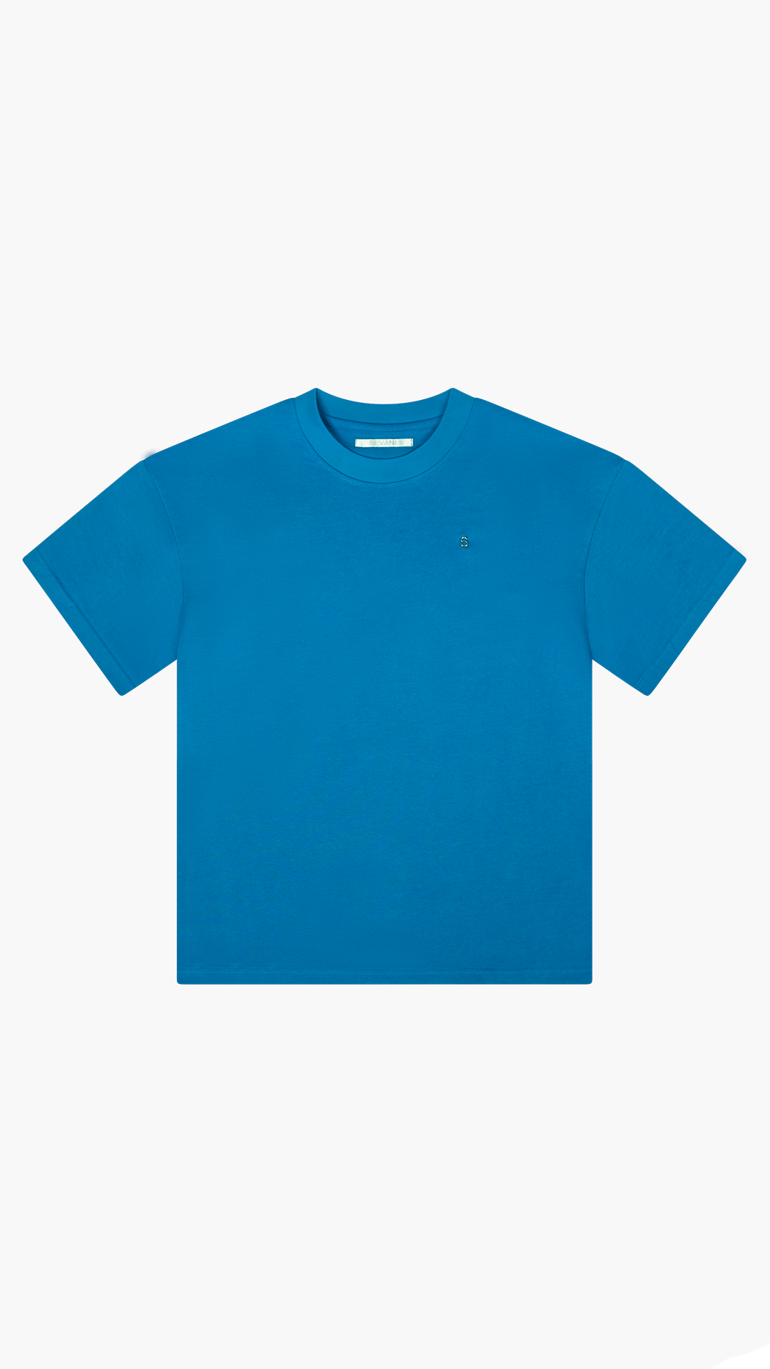 SEVANI HEAVYWEIGHT S COBALT BLUE T-SHIRT