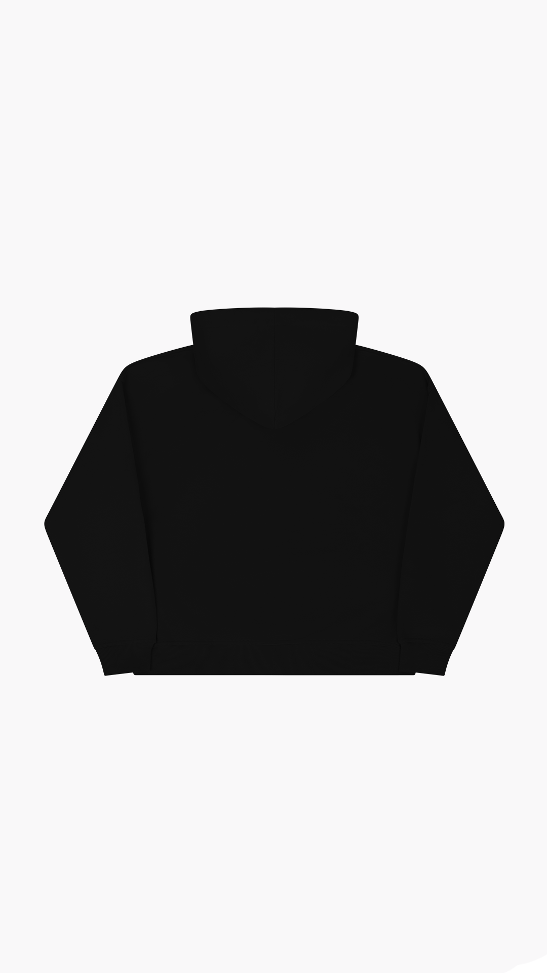 SEVANI HEAVYWEIGHT S BLACK HOODIE